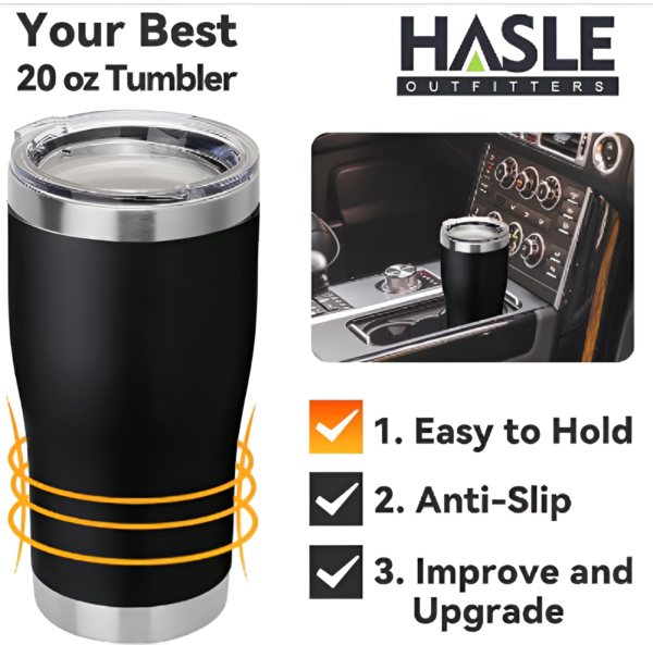 HASLE OUTFITTERS 20 oz Tumbler Bulk, Stainless Steel Tumblers - Image 5