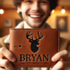 Genuine Trifold Leather Wallets - Image 2