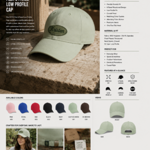 Flex 6 Panel Low Profile Cap