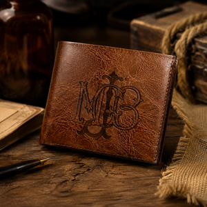 Sotiff Custom Laser-Engraved Bifold Leather Wallets