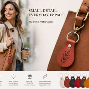 Customized Leather Keychain